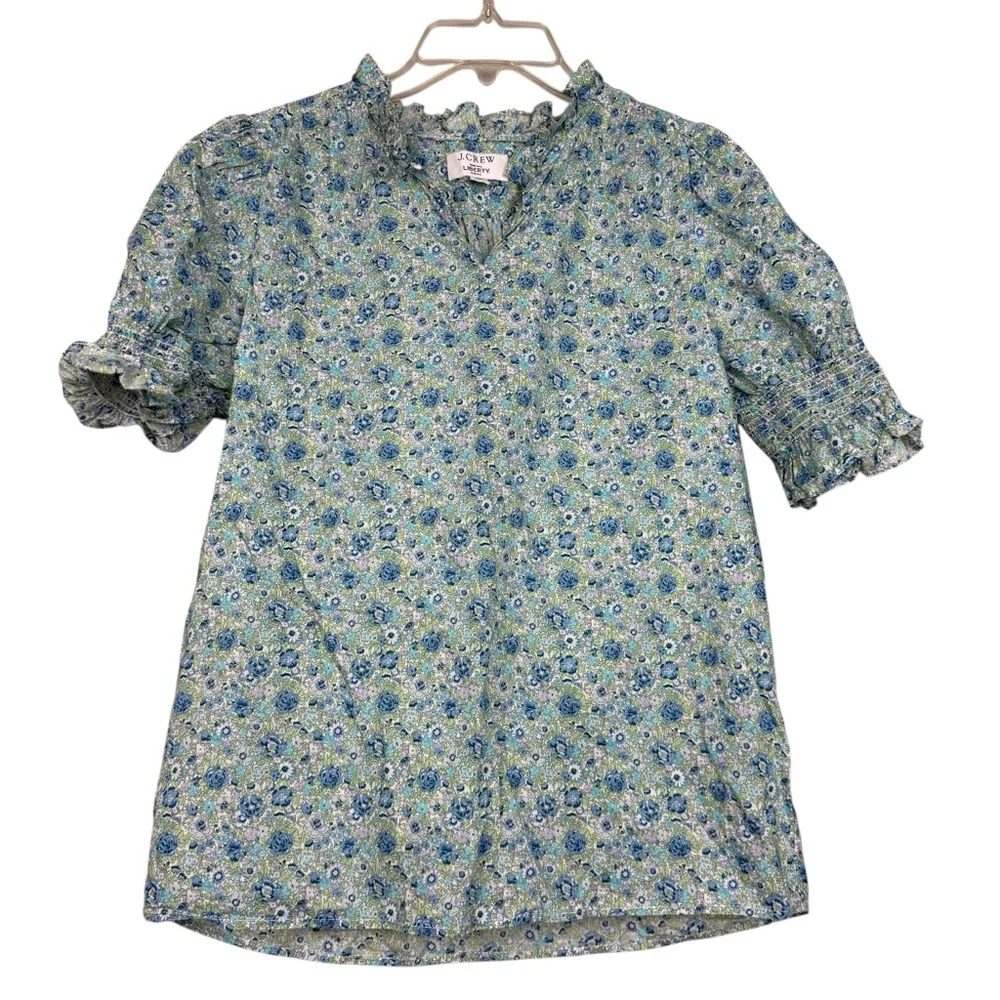 J Crew Liberty London Amelie Blouse